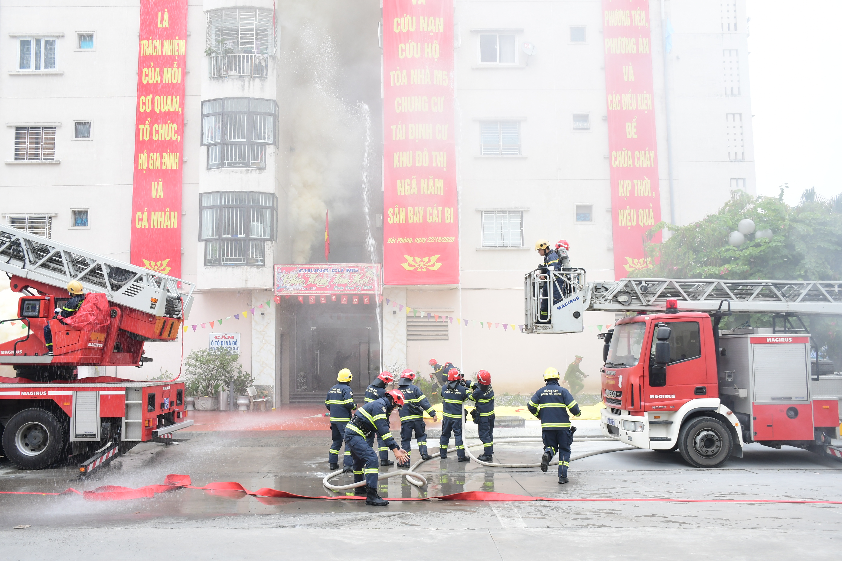 Tăng cường công tác phòng cháy, chữa cháy và cứu nạn, cứu hộ đối với nhà cao tầng